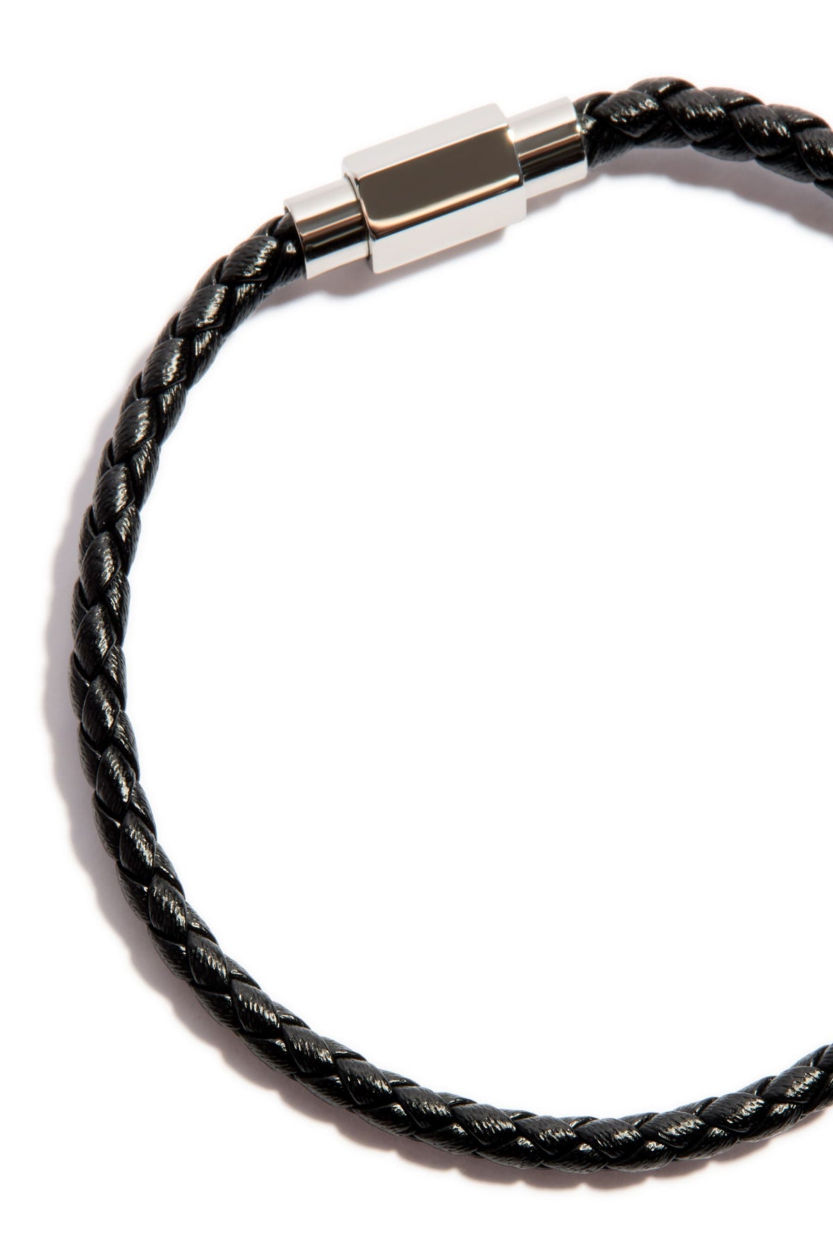 Bracelet Andrew, cuir végane noir 2