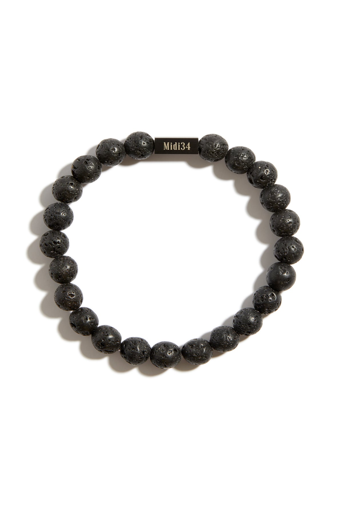 Bracelet Simon Onyx matte Lava