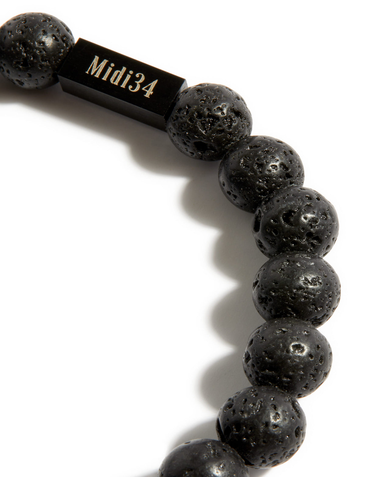 Bracelet Simon Onyx matte Lava 2