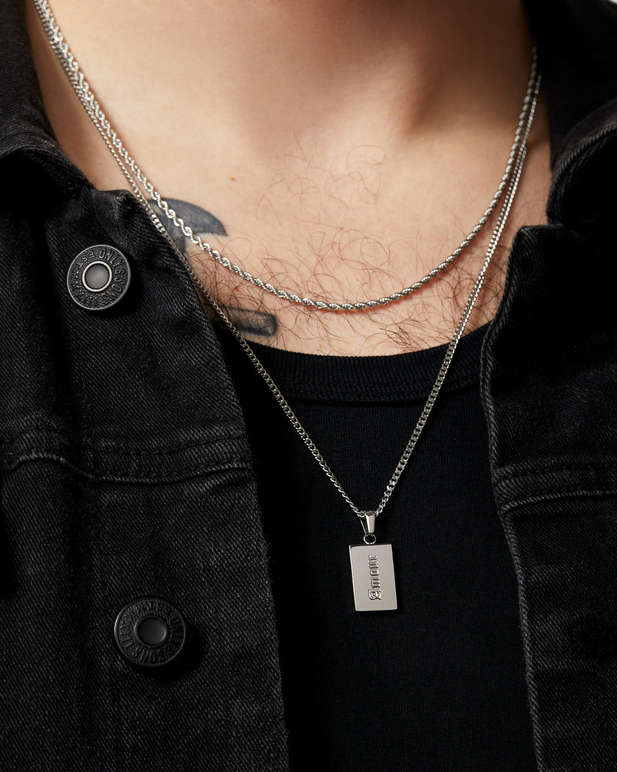 Mannequin Pendentif Jules argent