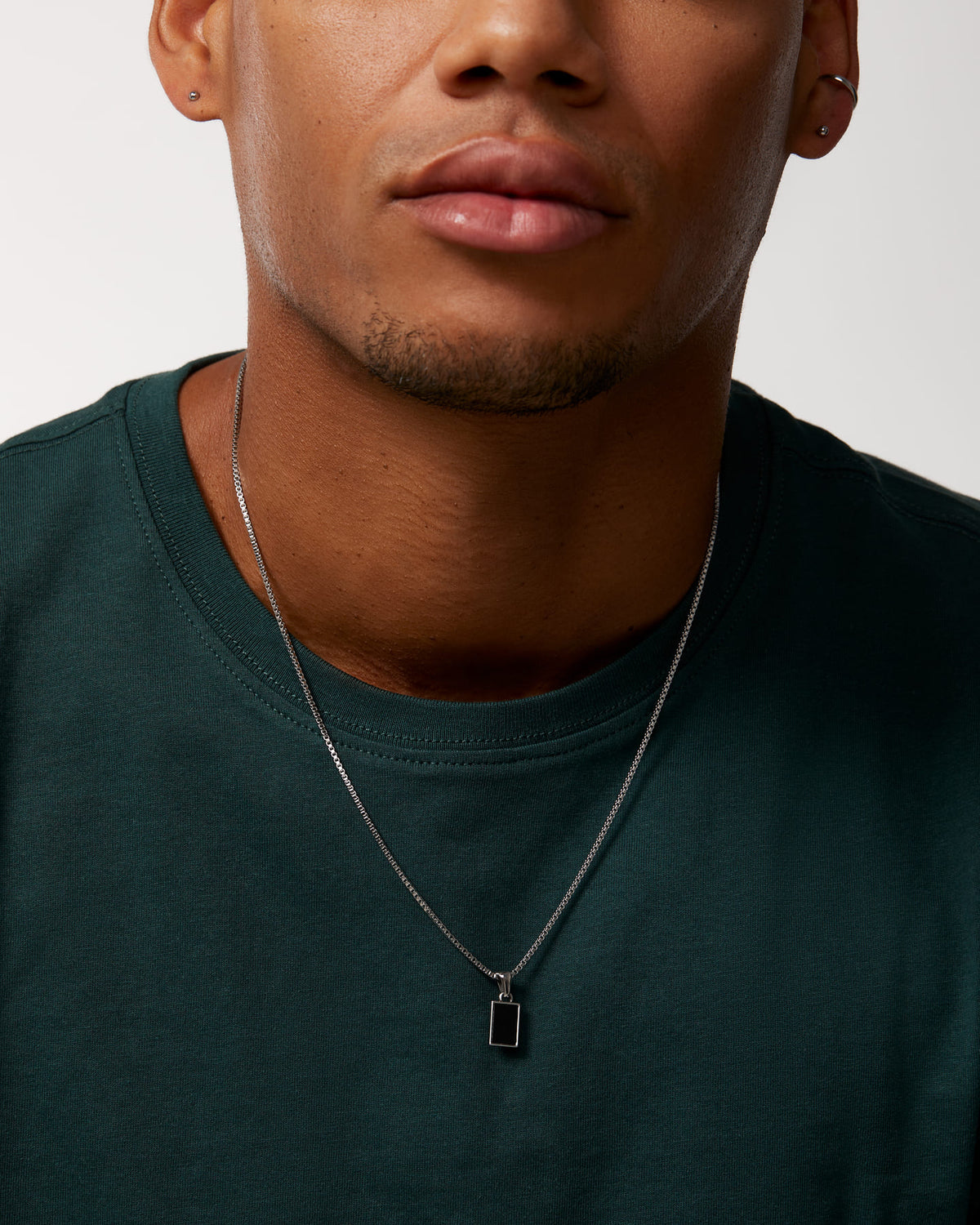 Mannequin Pendentif jacob, milan argent