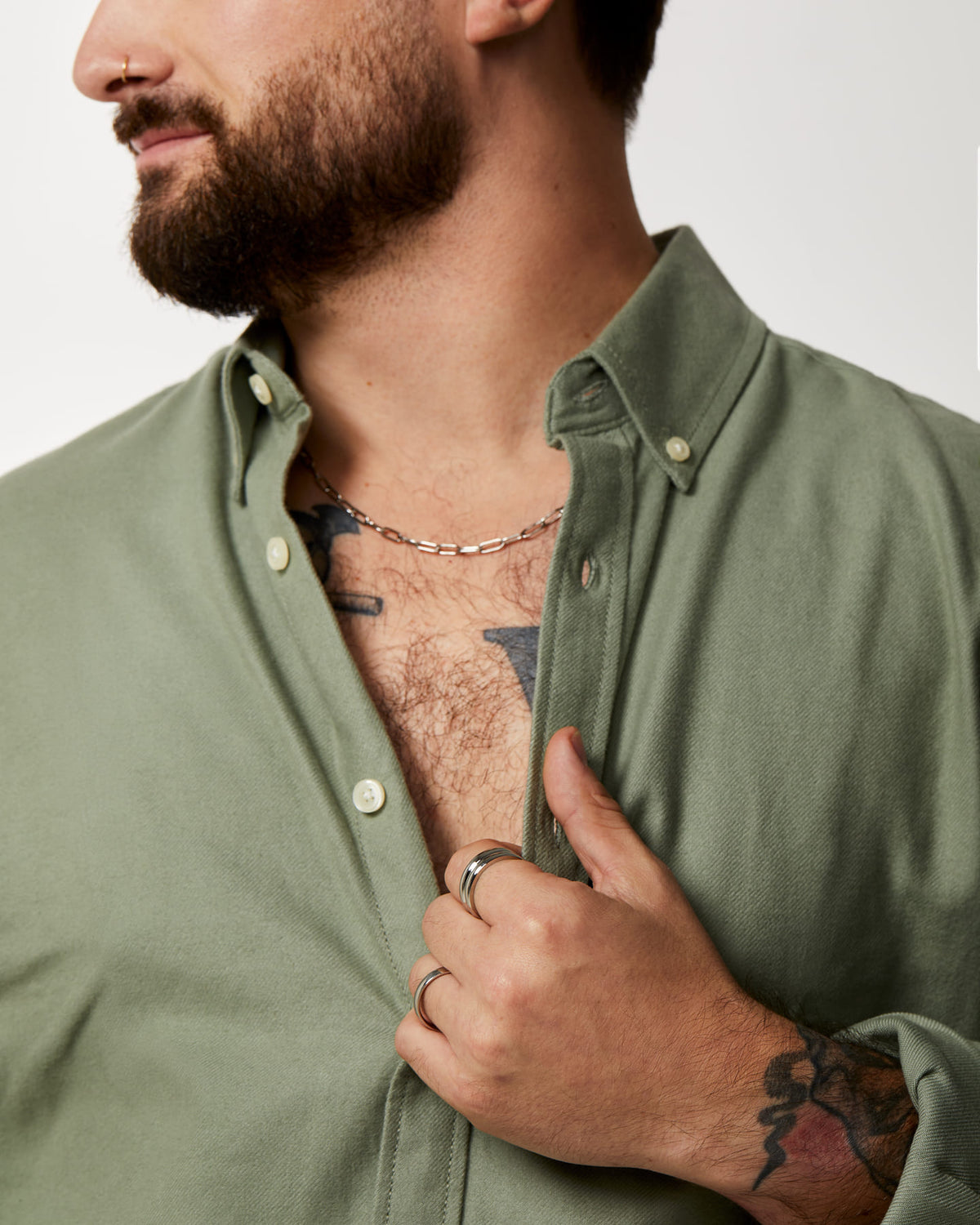 Mannequin Collier Martin argent