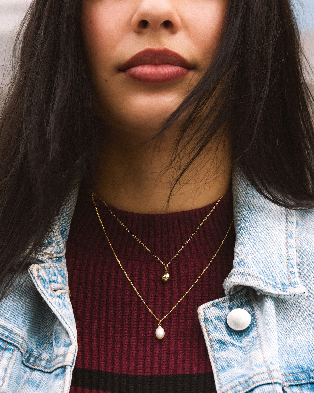 Collier Johanne, Collier Siena or mannequin