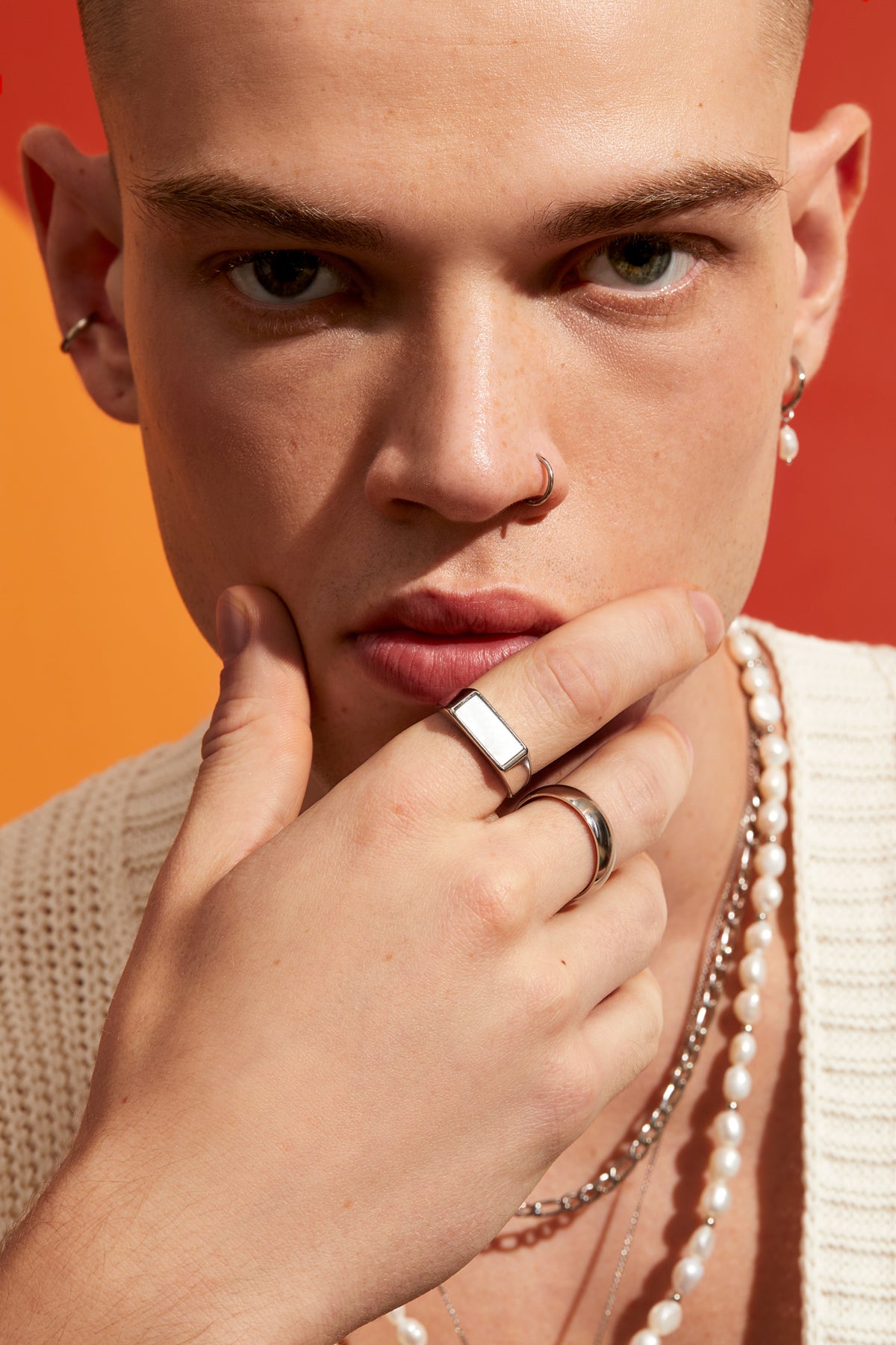 Mannequin bague Lucas argent