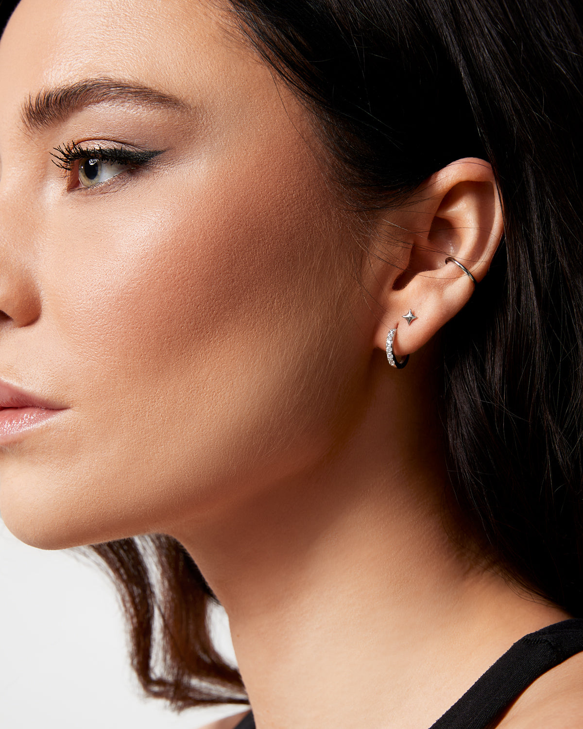 Mannequin Ear cuff Amelia, Sophia Argent