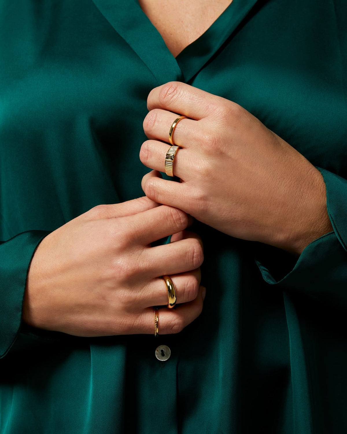 Bague Becca or mannequin
