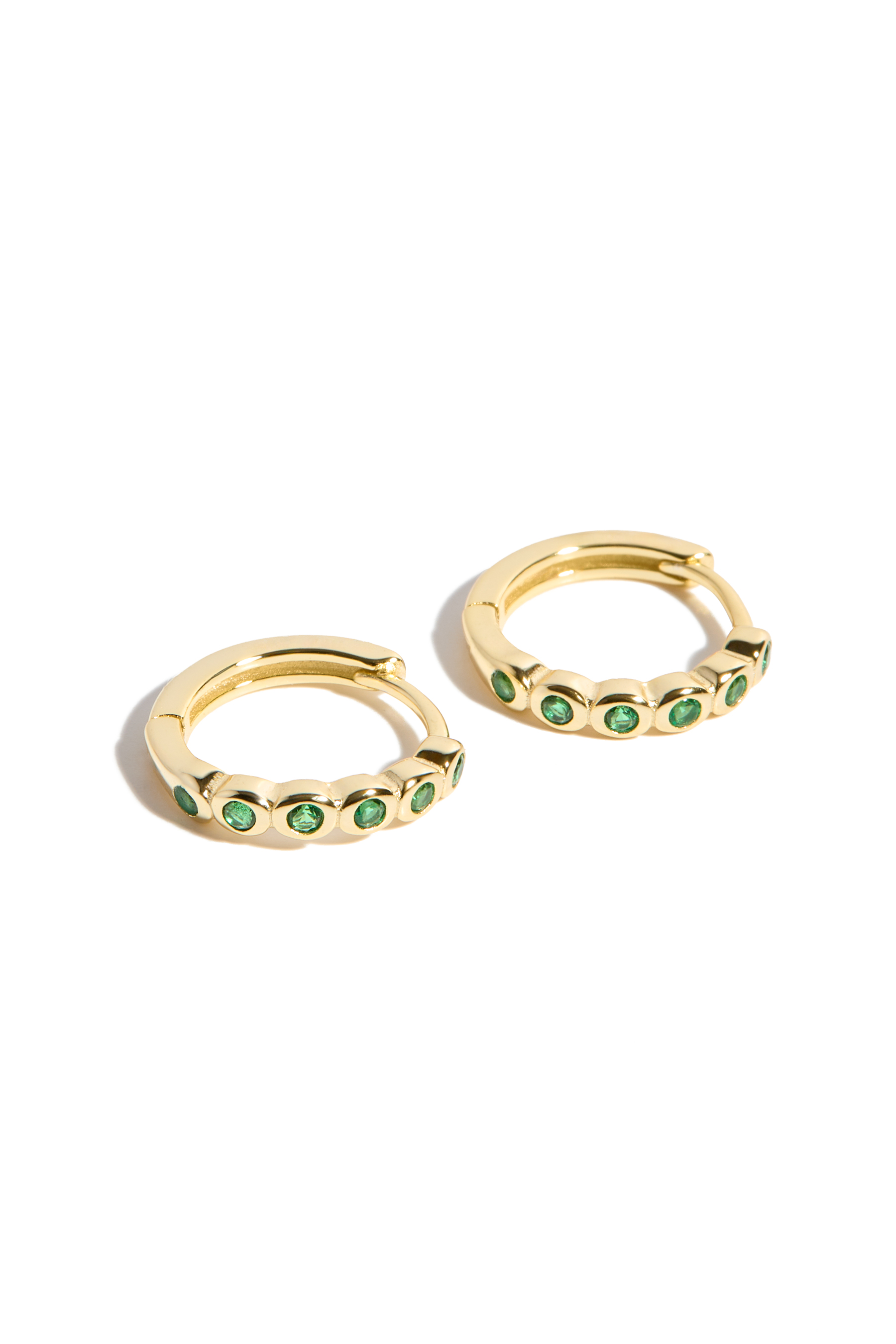 Boucles d’oreilles Jeanne – Émeraude