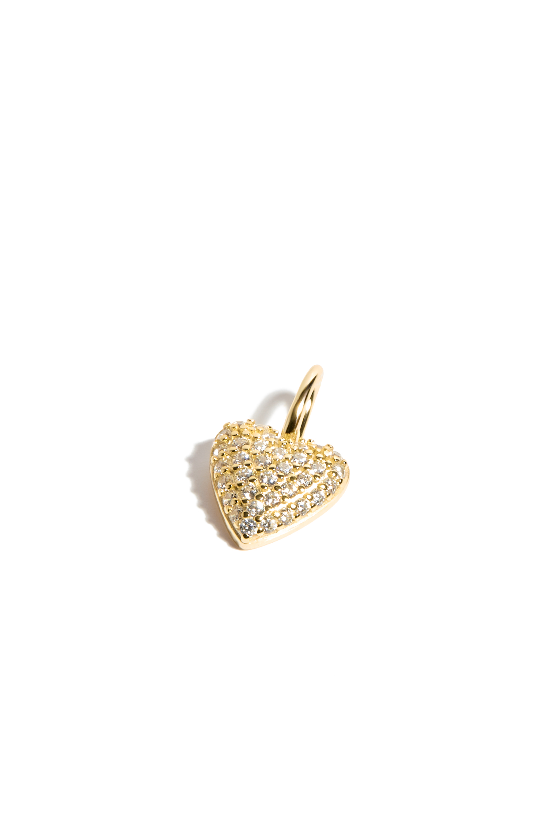 Pendentif coeur brillant
