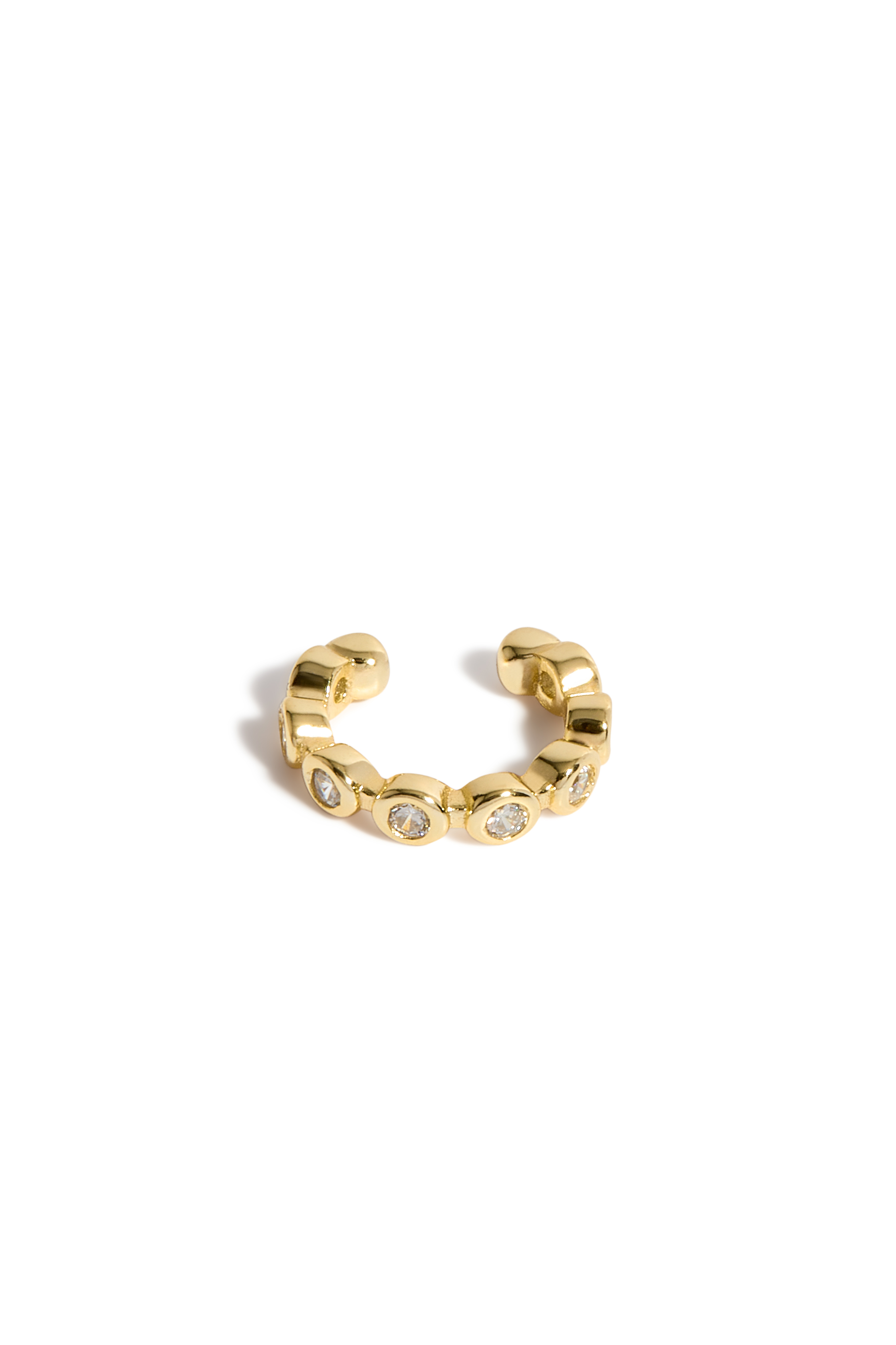 Ear cuff Dominique – Pierres blanches
