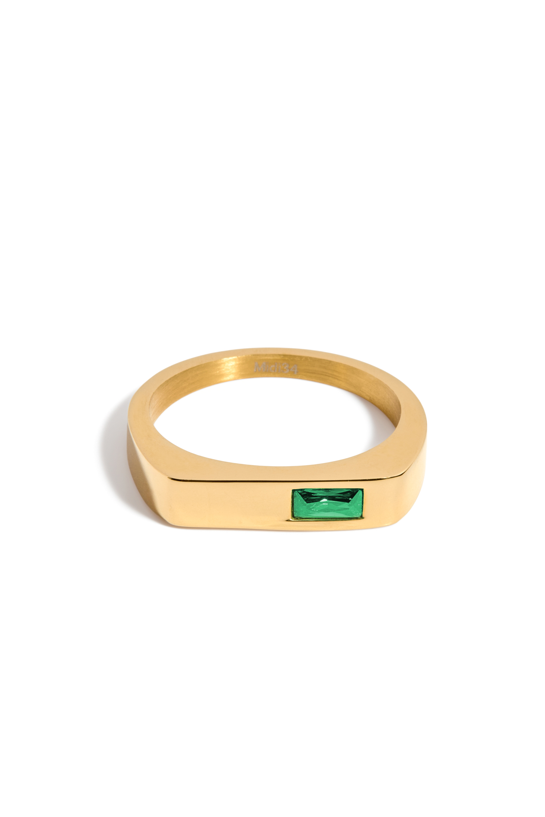 Bague Evan – Émeraude