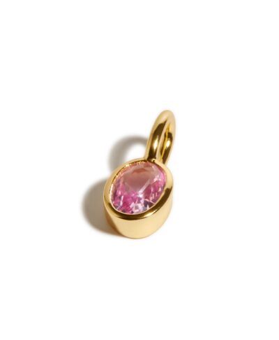 Pink stone pendant