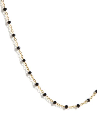 Enamel satellite chain – black
