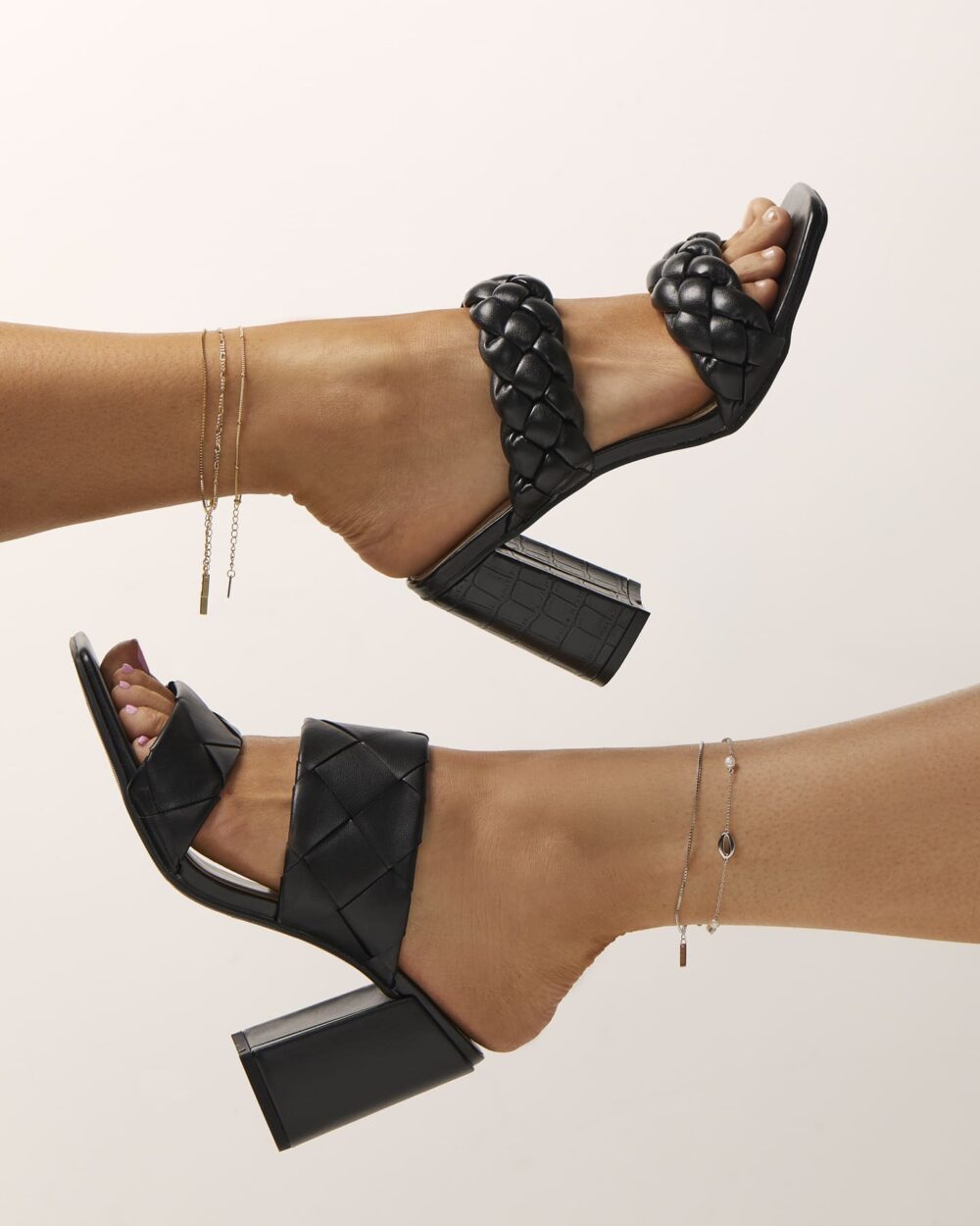 Box chain anklet