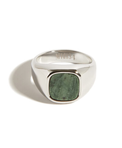 Clement ring – Green marble