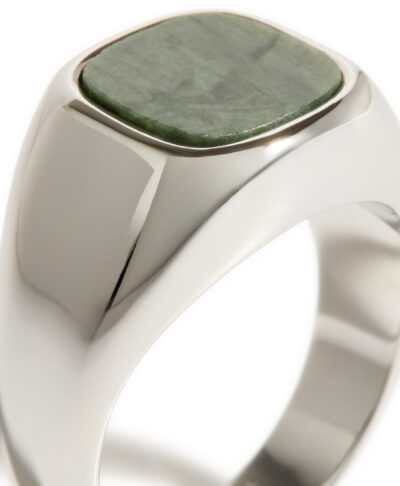 Clement ring – Green marble
