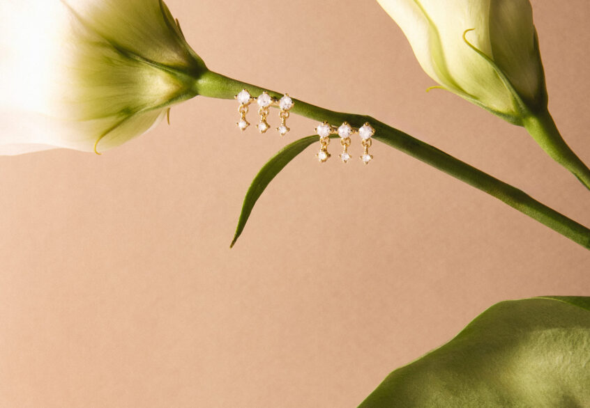 Boucles d'oreilles Marilie or