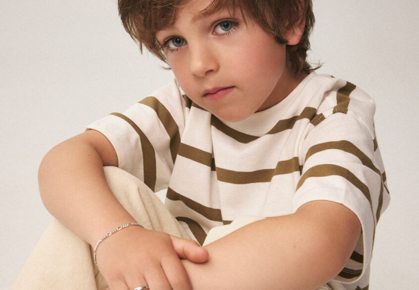 Bracelet figaro nathan, bague theo argent