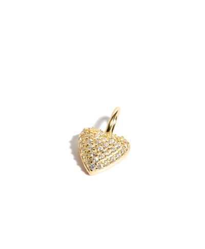 Pendentif coeur brillant