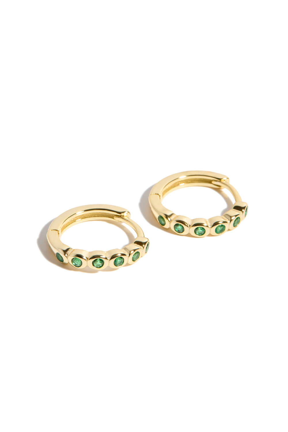 Jeanne Earrings - Emerald
