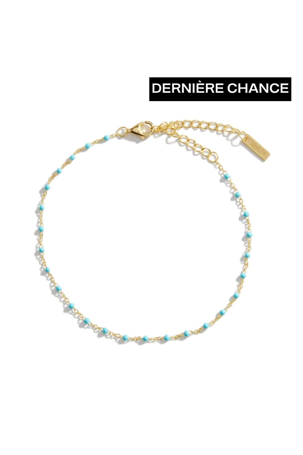 Bracelet de cheville satellite coloré