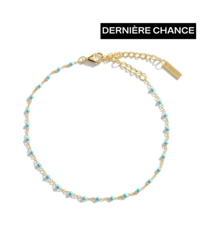 Bracelet de cheville satellite coloré