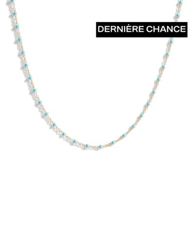Enamel satellite chain – turquoise