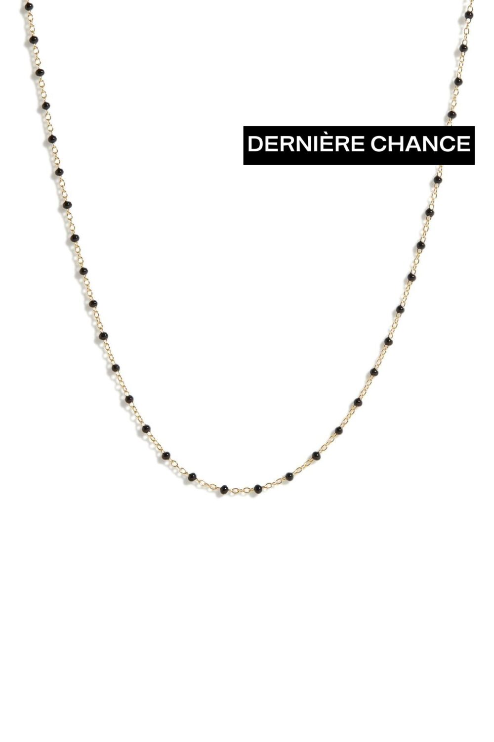 Enamel satellite chain - black