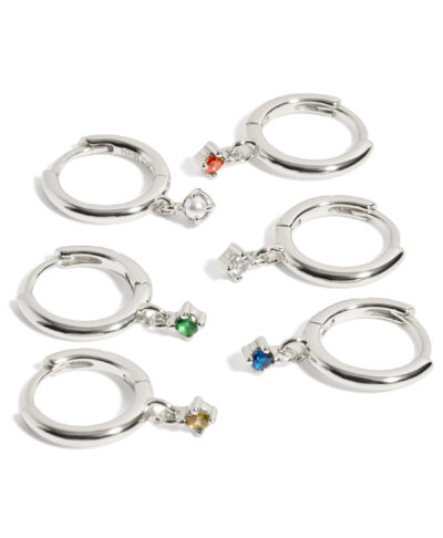 Boucles d&rsquo;oreilles pierre de naissance