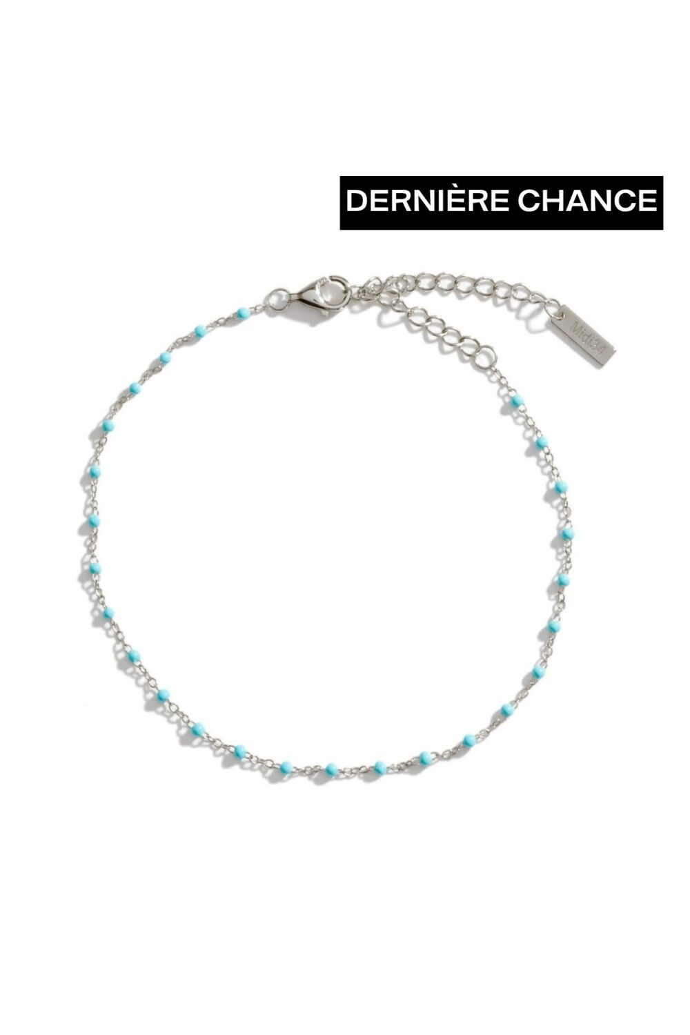 Bracelet de cheville satellite coloré