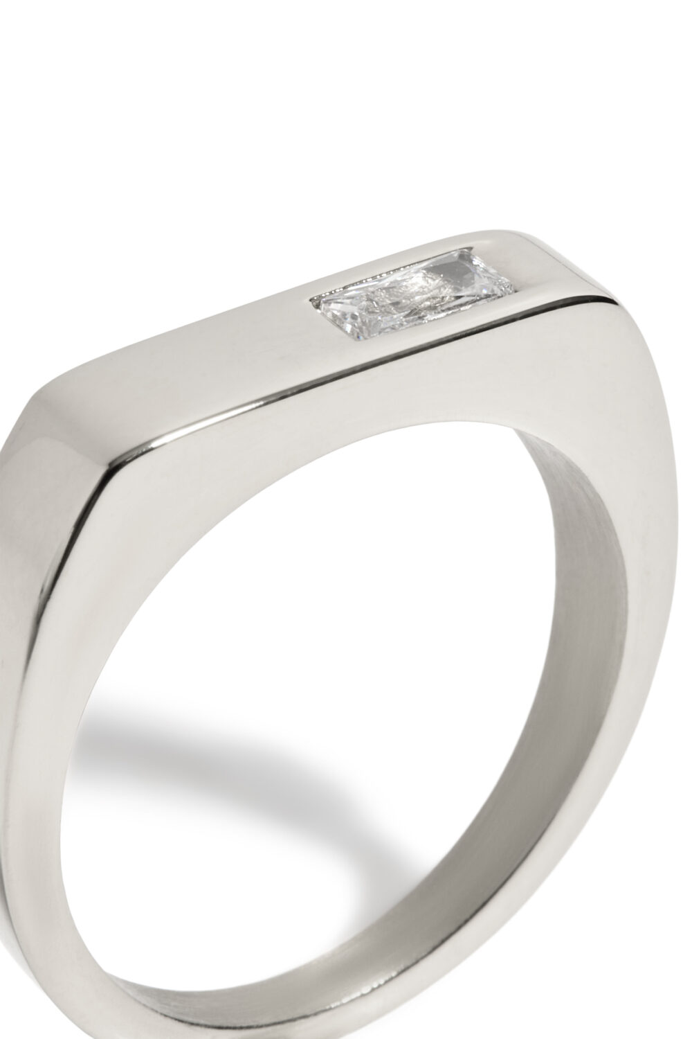 Bague Evan - Zircon Blanc