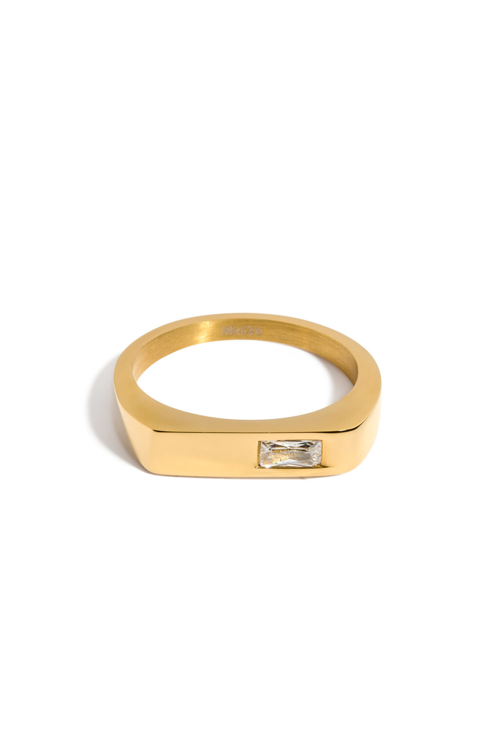 Bague Evan - Zircon Blanc