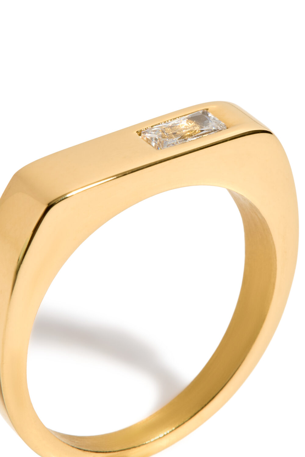 Bague Evan - Zircon Blanc