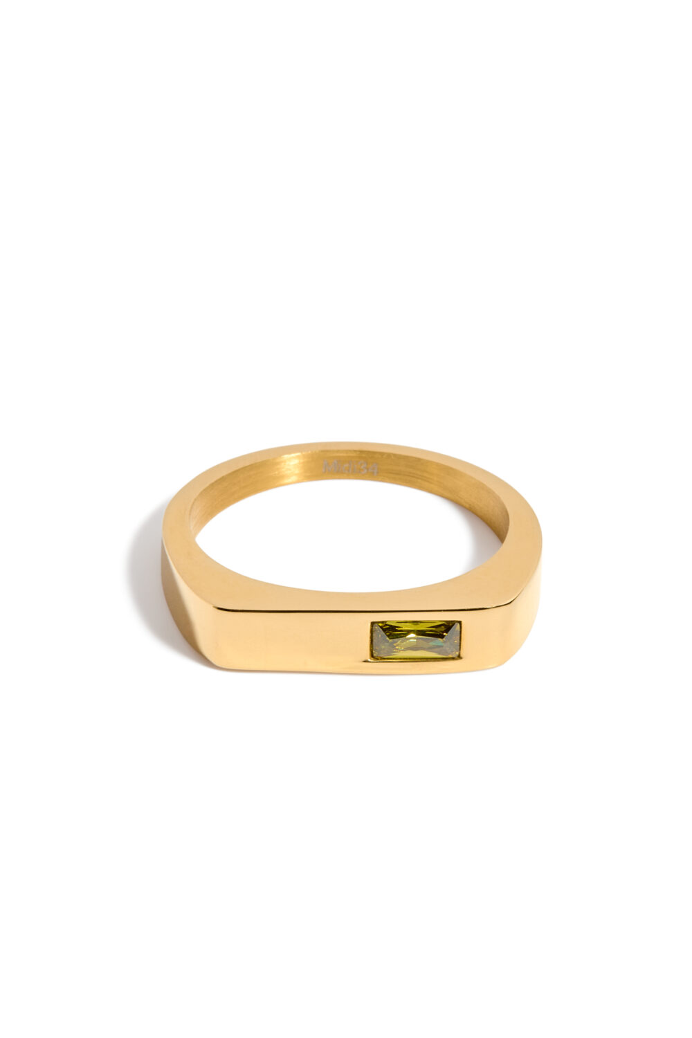 Bague Evan - Zircon Vert