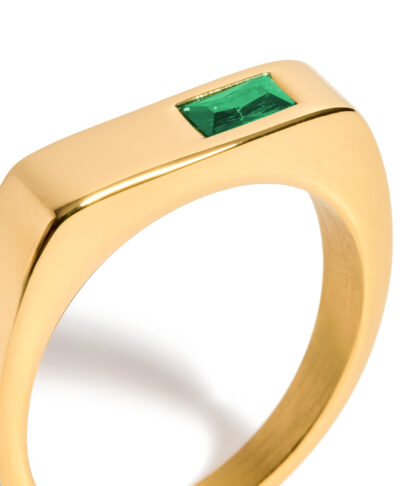 Bague Evan – Émeraude